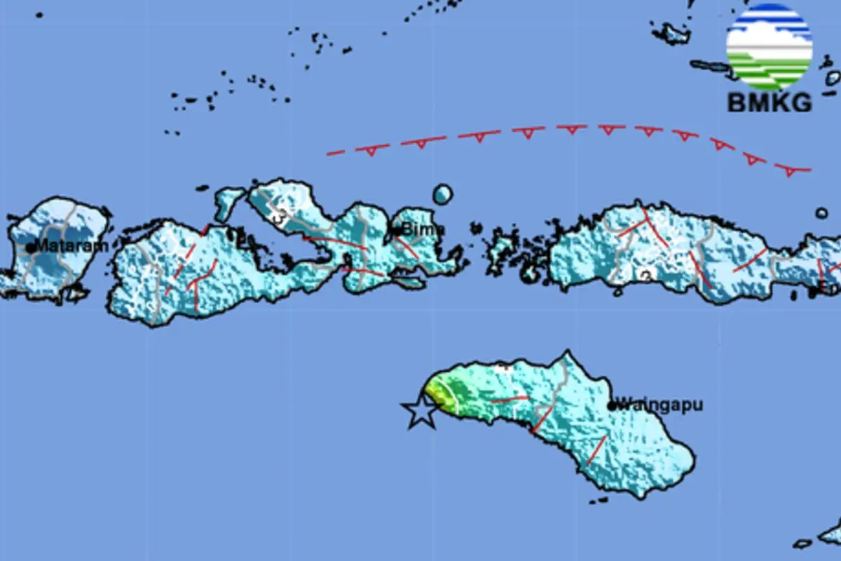 BMKG Gempa Hari Ini: Sumba Barat Daya NTT M5,9 Tidak Berpotensi Tsunami